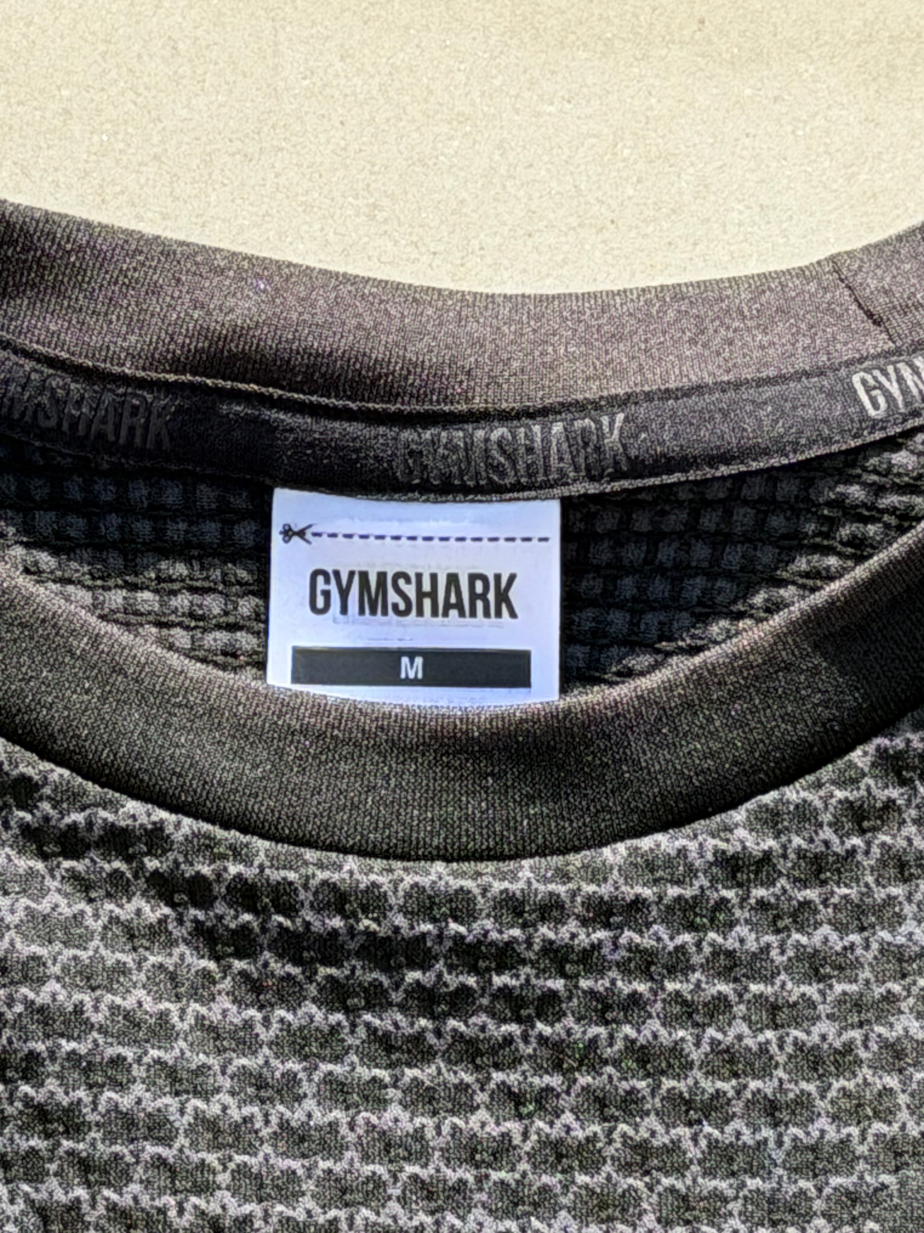 Gymshark Onyx V1 T-Shirt Black/Onyx Grey