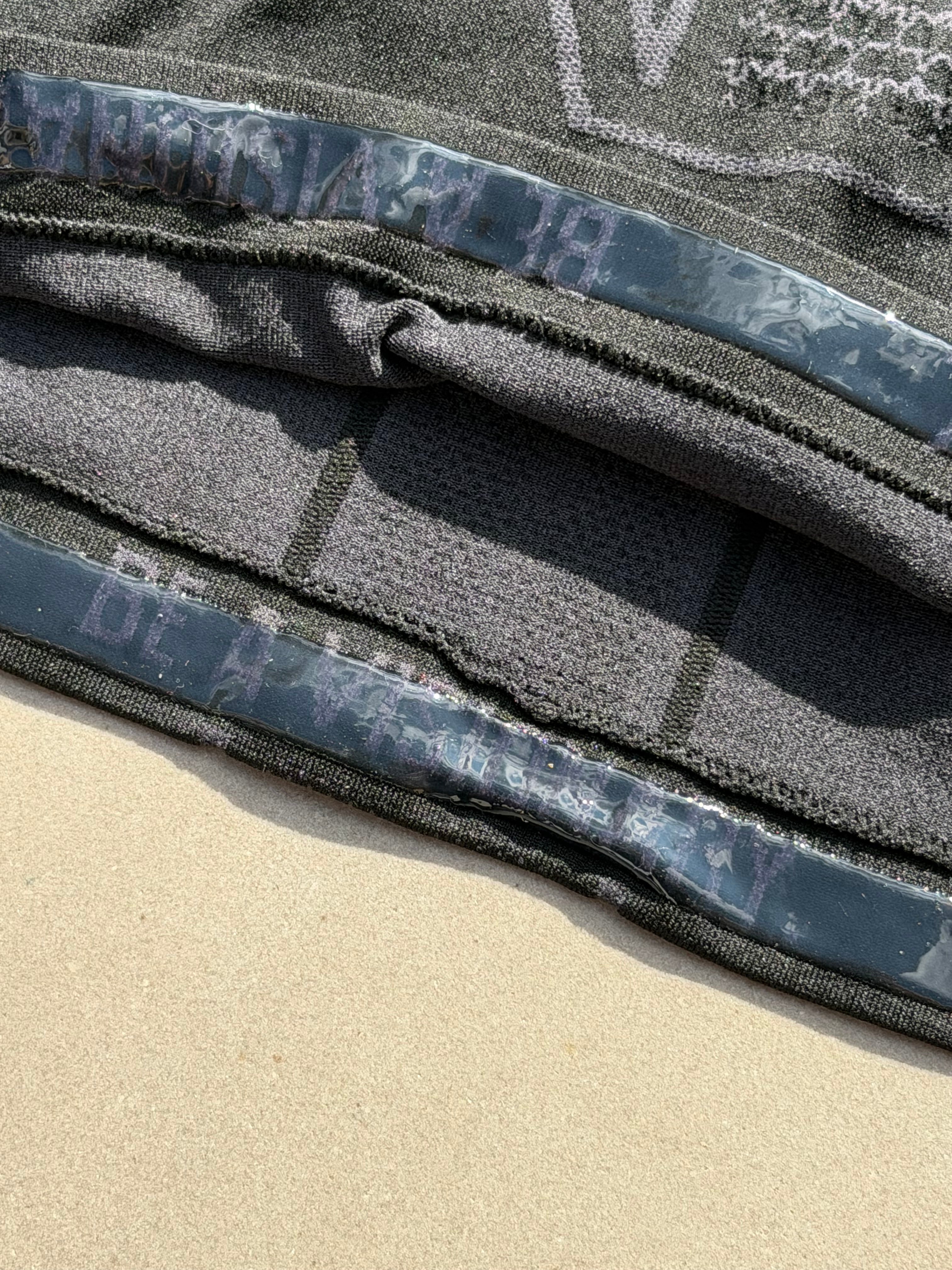 Gymshark Onyx V1 T-Shirt Black/Onyx Grey