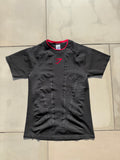 Gymshark Onyx V1 T-Shirt - Black/Onyx Grey/Carmine Red