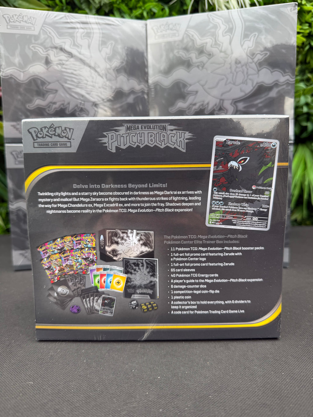 Pokémon TCG: Mega Evolution-Pitch Black Pokémon Center Elite Trainer Box ETB