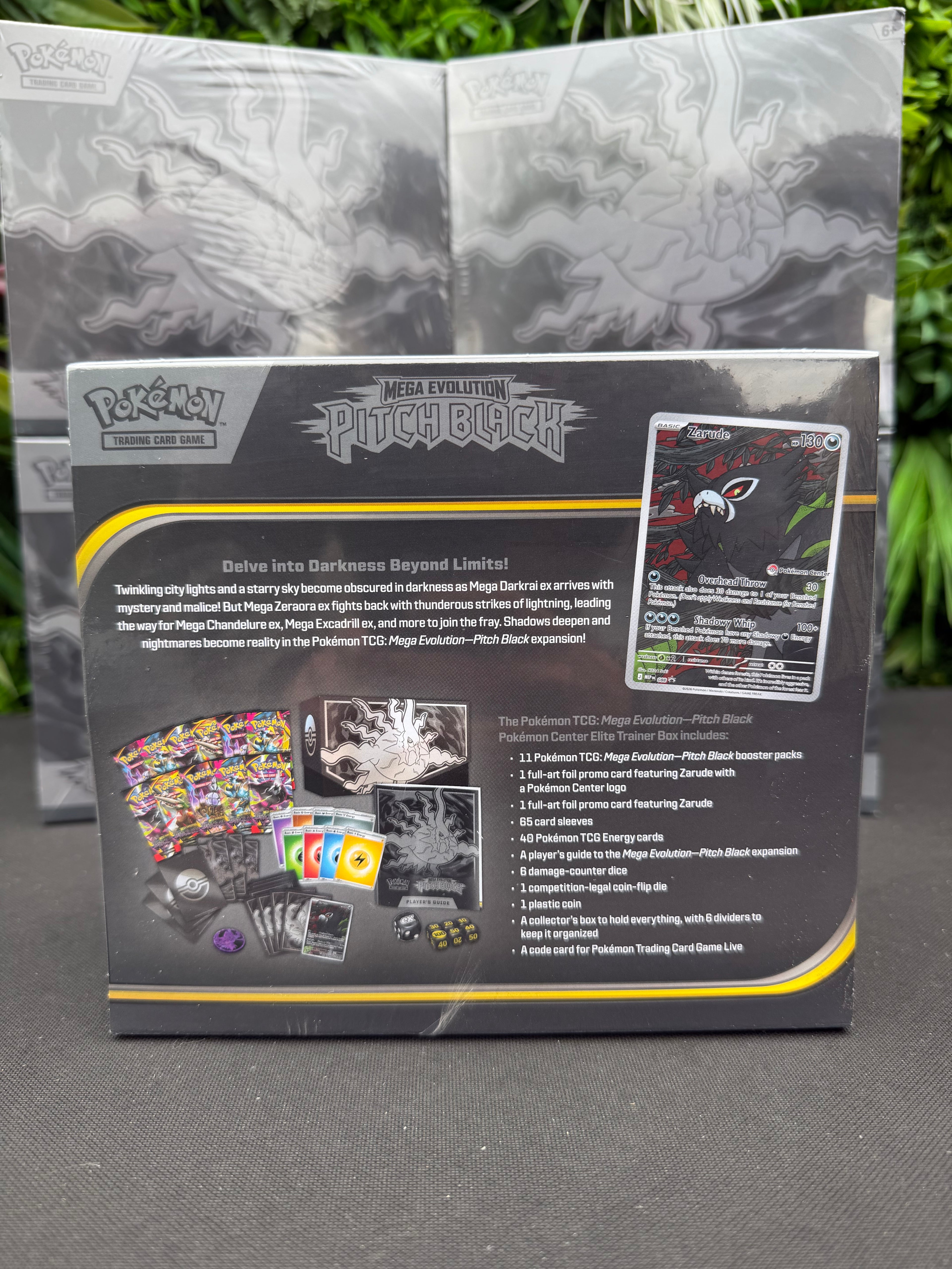 Pokémon TCG: Mega Evolution-Pitch Black Pokémon Center Elite Trainer Box ETB