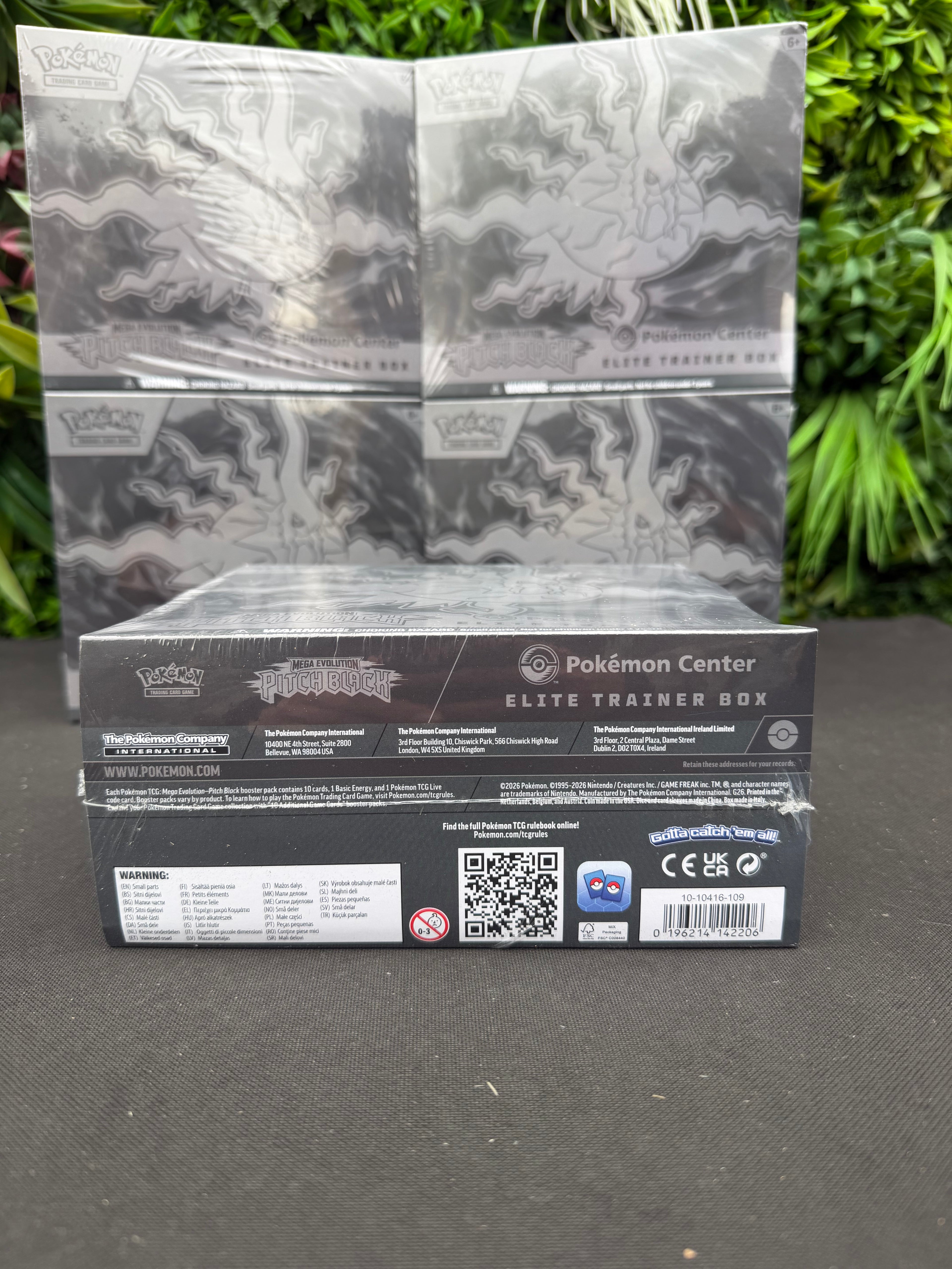 Pokémon TCG: Mega Evolution-Pitch Black Pokémon Center Elite Trainer Box ETB
