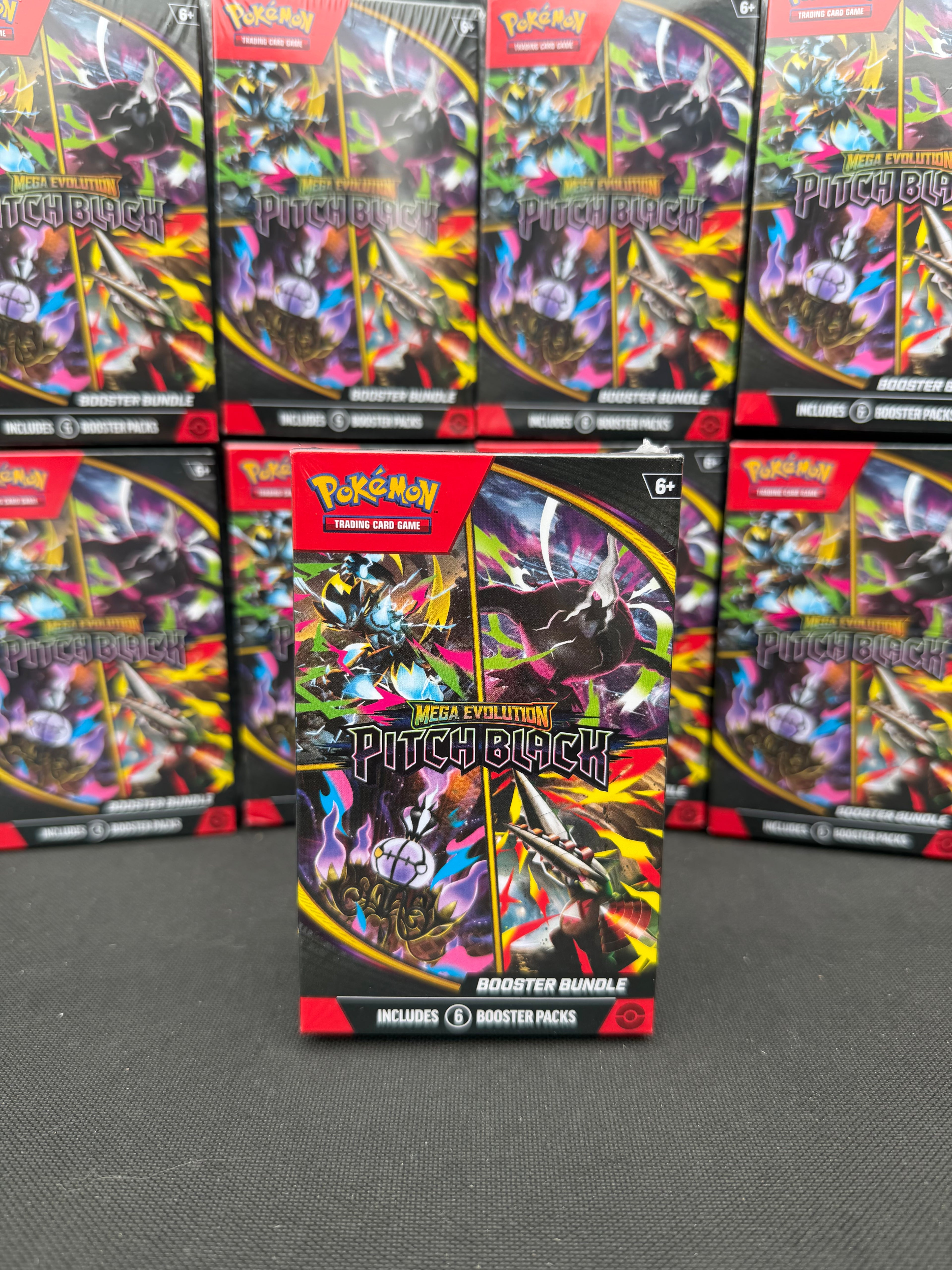 Pokémon TCG Pitch Black Booster Bundle - Brand New & Sealed (6 Packs)