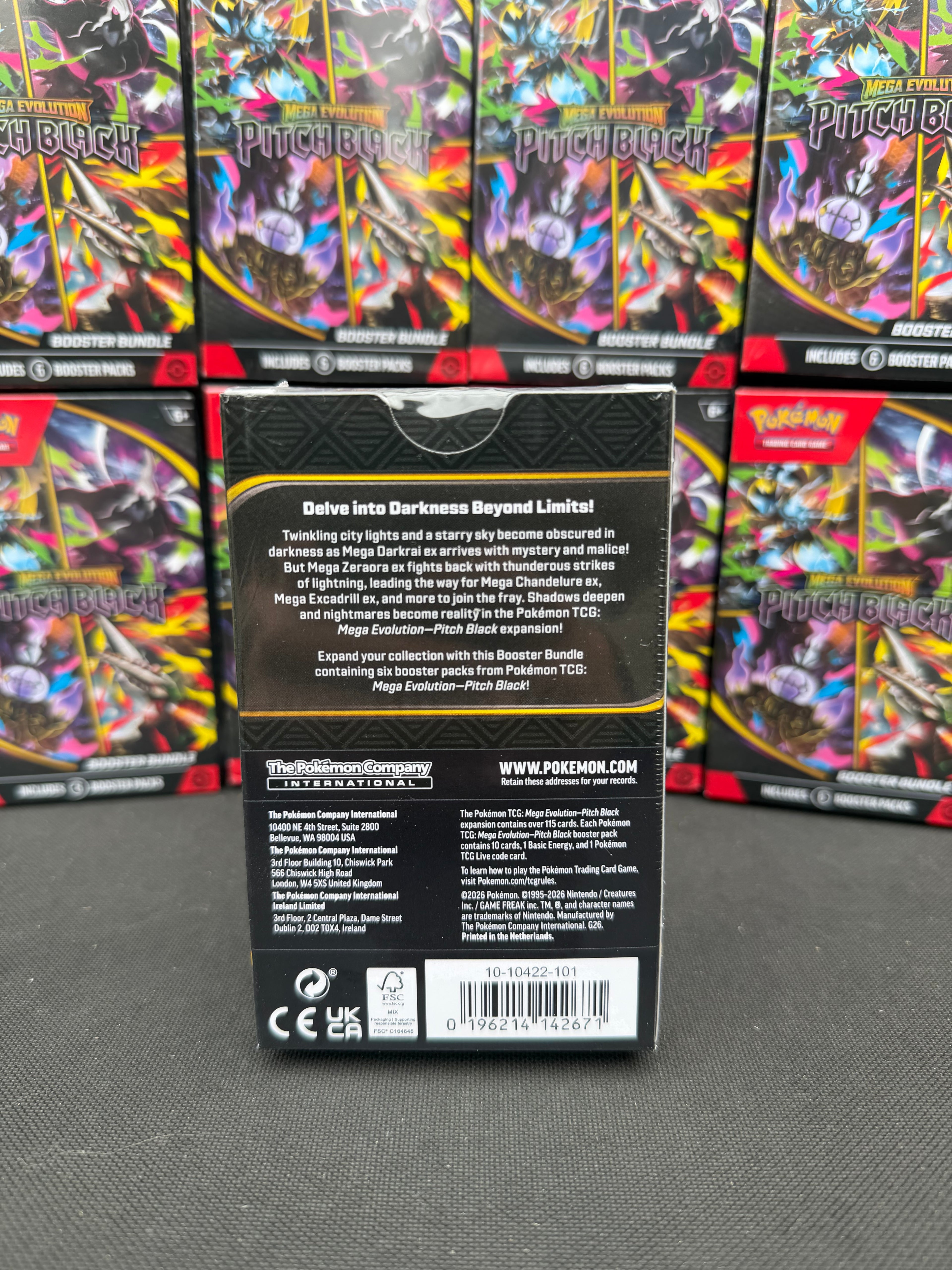 Pokémon TCG Pitch Black Booster Bundle - Brand New & Sealed (6 Packs)