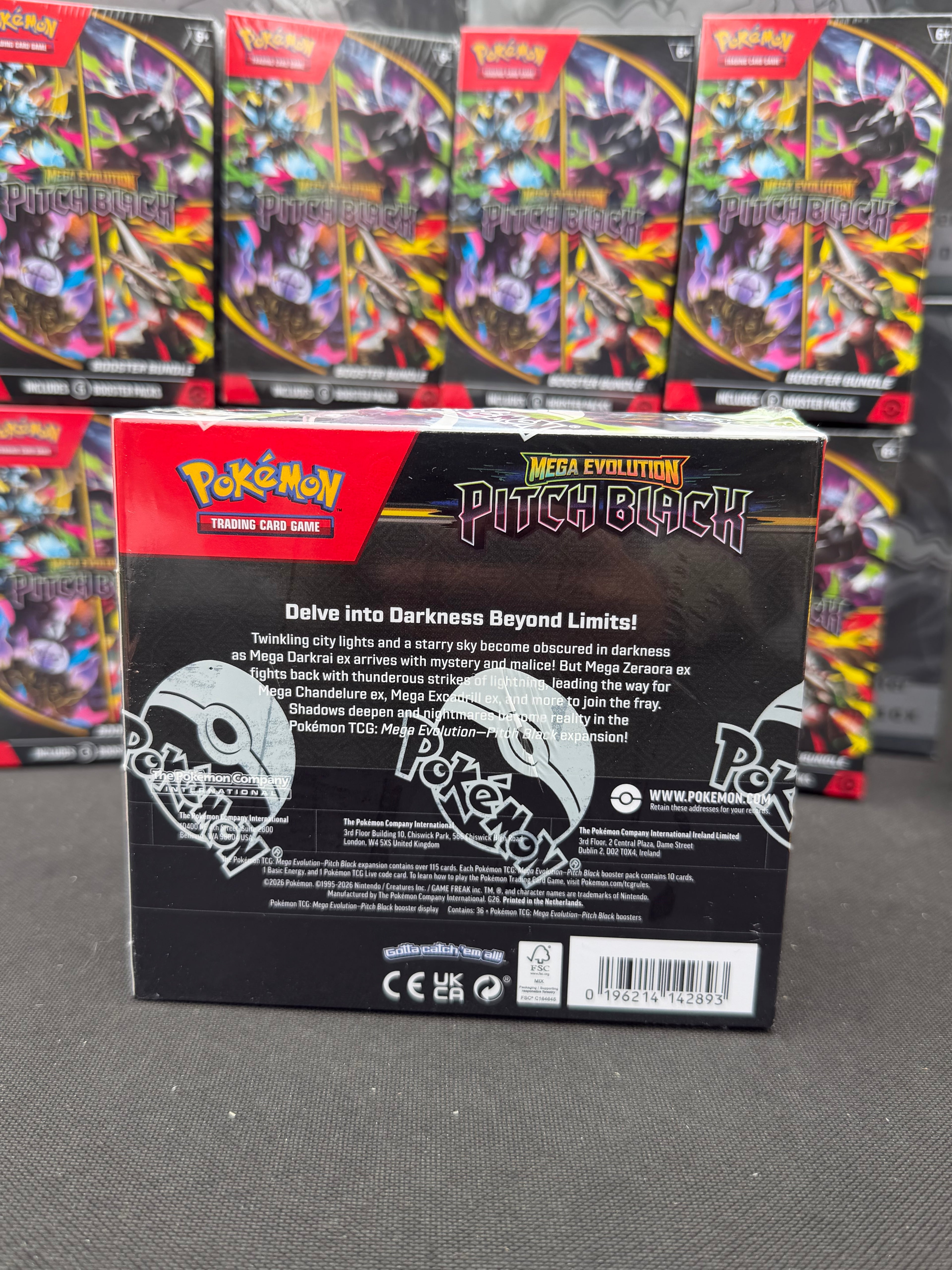 Pokemon Mega Evolution Pitch Black Booster Display Box - 36 Packs